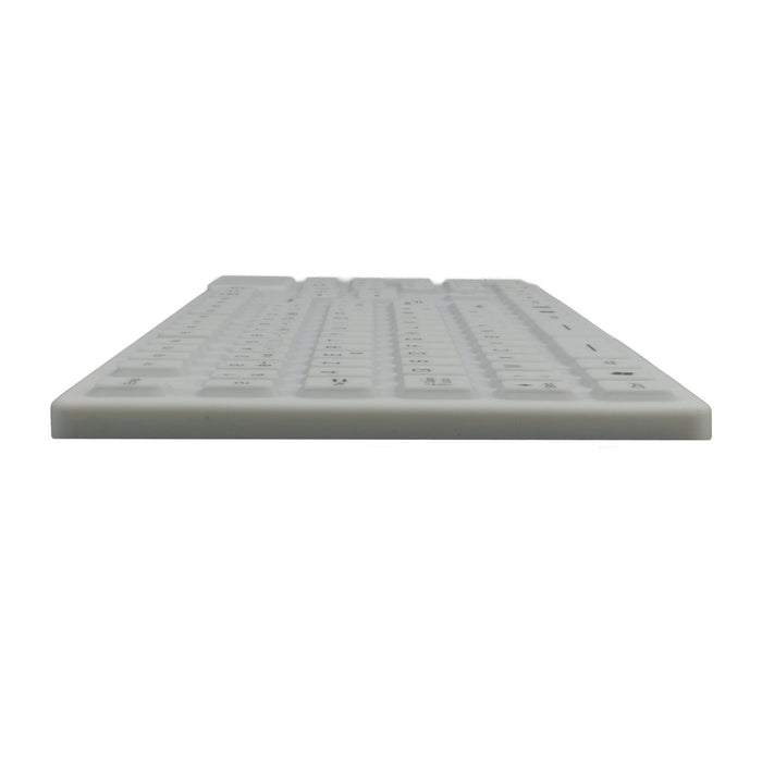 EAN 3700224772420 - MCL WATERPROOF IP68 WIRED teclado Universal USB + PS/2 AZERTY Francés Blanco imagen 3