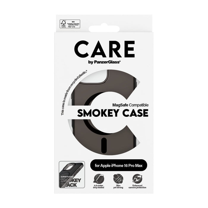 EAN 5715685004186 - PanzerGlass CARE™ by ® Urban Combat Case Smokey w. Black MagSafe iPhone 16 Pro Max funda para teléfono mó imagen 3