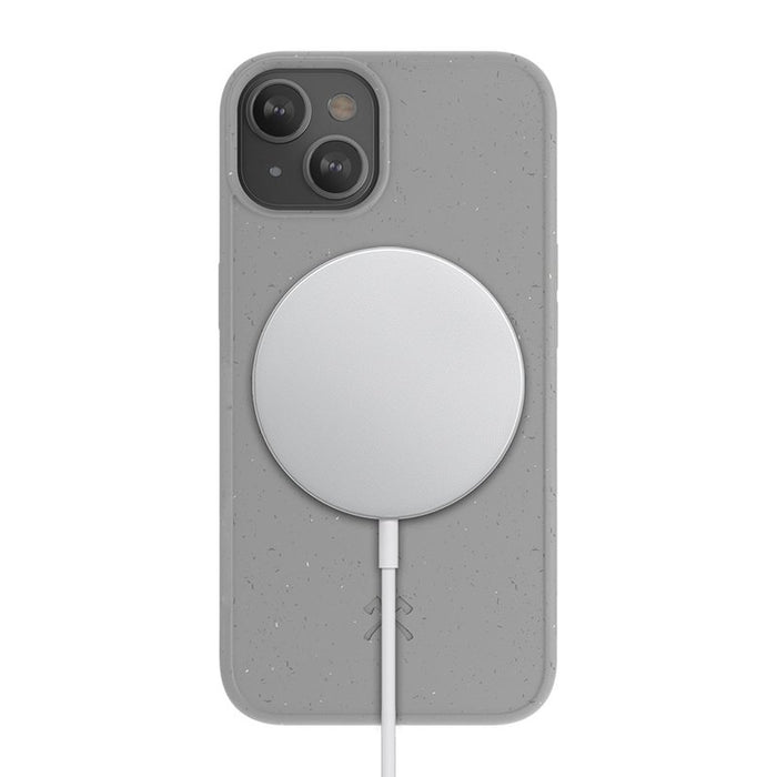 EAN 4260382640225 - Woodcessories Bio Case MagSafe funda para teléfono móvil 15,5 cm (6.1") Gris imagen 1