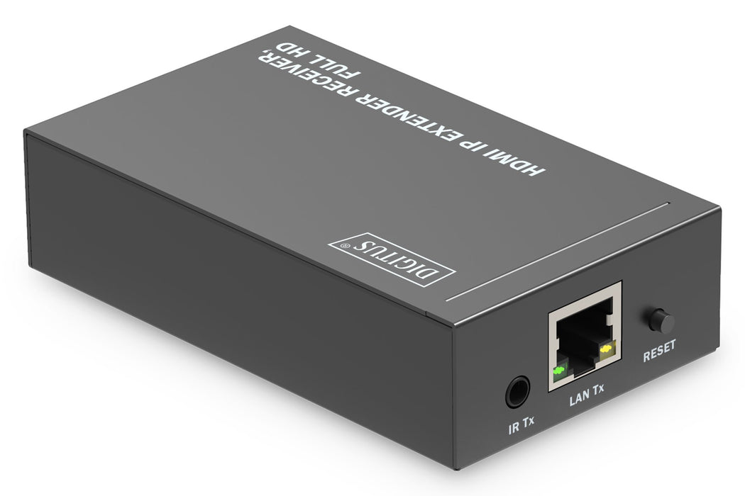 EAN 4016032482727 - Digitus DS-55518 extensor audio/video Receptor AV Negro imagen 2