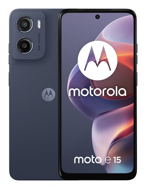 EAN 0840023291791 - Motorola moto e15 16,9 cm (6.67") SIM doble Android 14 Go edition 4G USB Tipo C 2 GB 64 GB 5200 mAh Azul imagen 2