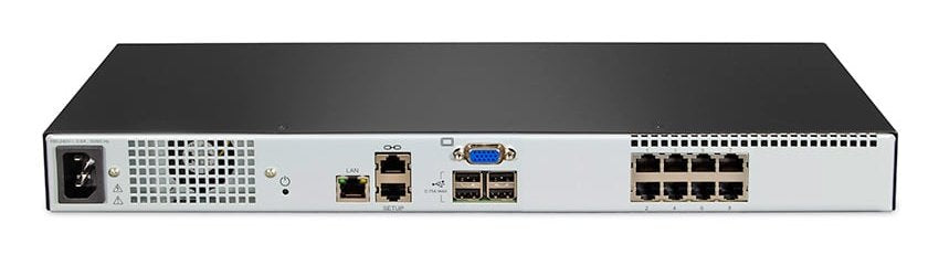EAN 636430080222 - Vertiv Avocent AV 3108 interruptor KVM Montaje en rack Negro imagen 3