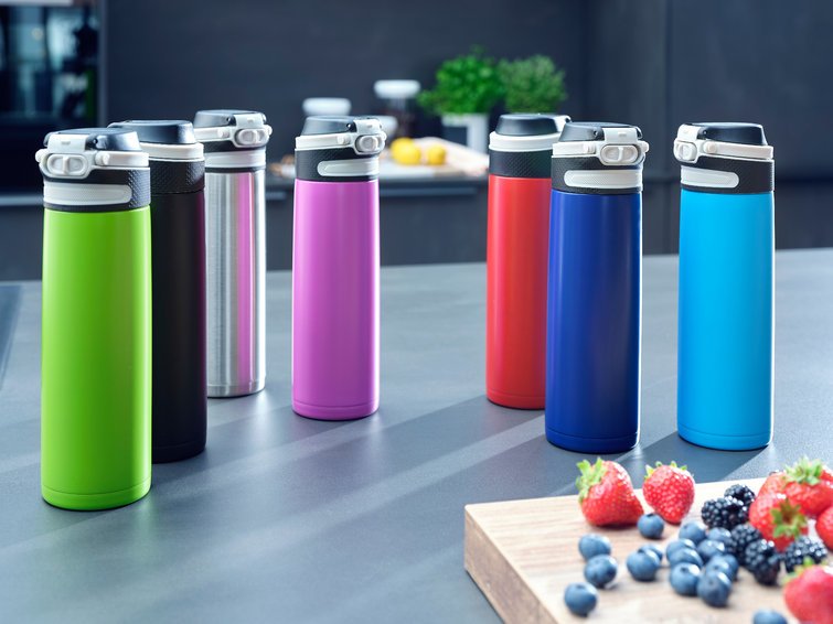 EAN 4006501032775 - Leifheit 03277 taza de viaje 600 ml Negro, Verde Acero inoxidable imagen 8