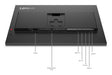 EAN 0198156226167 - Lenovo ThinkVision P27Q-40 pantalla para PC 68,6 cm (27") 2560 x 1440 Pixeles Quad HD LED Negro imagen 11