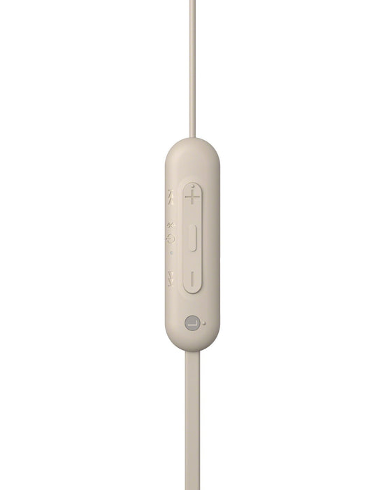 EAN 4548736133990 - Sony WI-C100 Auriculares Inalámbrico Dentro de oído Llamadas/Música Bluetooth Beige imagen 3