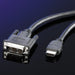 EAN 7611990198115 - ROLINE 11.04.5519 adaptador de cable de vídeo 1 m DVI-D HDMI Negro imagen 2