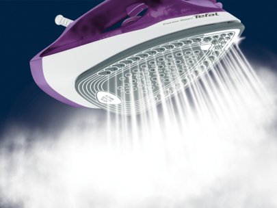 EAN 3121040081921 - Tefal FV2836 Plancha vapor-seco Suela de cerámica 2400 W Púrpura, Blanco imagen 5