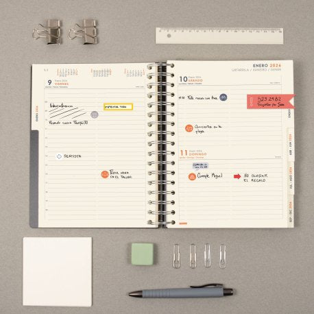 EAN 8422952405696 - Finocam 626306026 agenda Agenda diaria Negro imagen 6