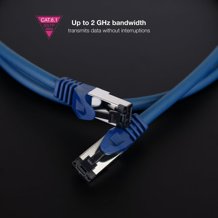 EAN 8433281015708 - Nanocable 10.20.2000-L25-BL cable de red 0,25 m Cat8.1 S/FTP (S-STP) imagen 4
