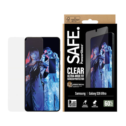EAN 5715685033964 - PanzerGlass SAFE. by ® Screen Protector Samsung Galaxy S26 Ultra | Ultra-Wide Fit w. EasyAligner Protecto imagen 2