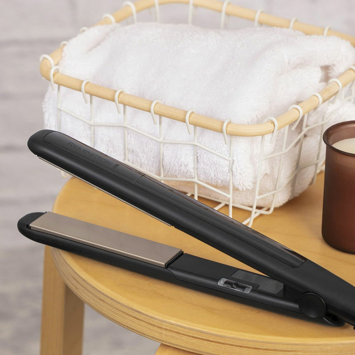 EAN 5038061152272 - Remington Ceramic Straight 215 Plancha de pelo Caliente Negro 1,8 m imagen 4
