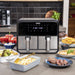 EAN 8712836969360 - Princess 182074 Doble 8 L Independiente 1700 W Freidora de aire caliente Negro, Acero inoxidable imagen 12
