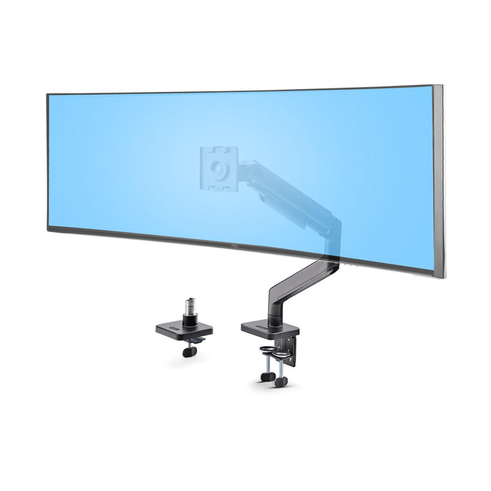 EAN 65030906333 - StarTech.com H1M1AG1-MONITOR-ARM soporte para monitor 124,5 cm (49") Escritorio Negro imagen 1