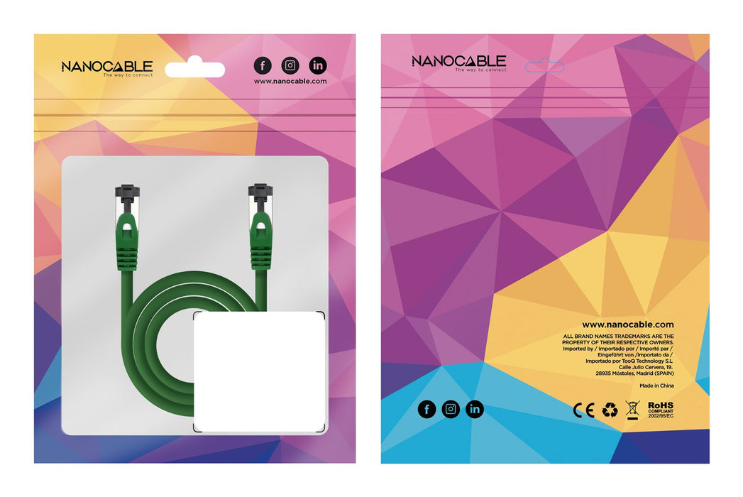 EAN 8433281015920 - Nanocable 10.20.2001-GR cable de red Cat8.1 S/FTP (S-STP) imagen 5