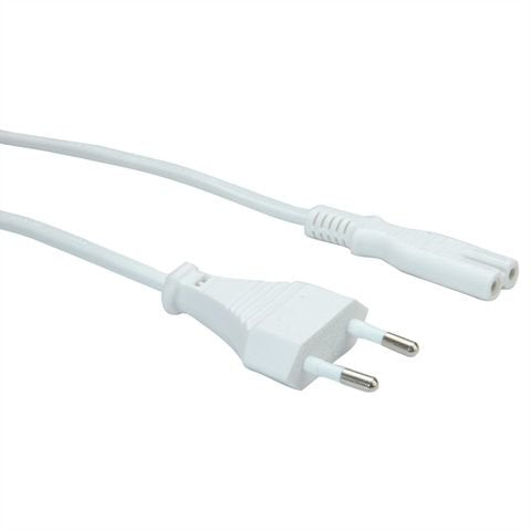 EAN 7630049615427 - VALUE 19.99.2090 cable de transmisión Blanco 1 m CEE7/16 C7 acoplador imagen 1