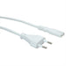 EAN 7630049615427 - VALUE 19.99.2090 cable de transmisión Blanco 1 m CEE7/16 C7 acoplador imagen 1