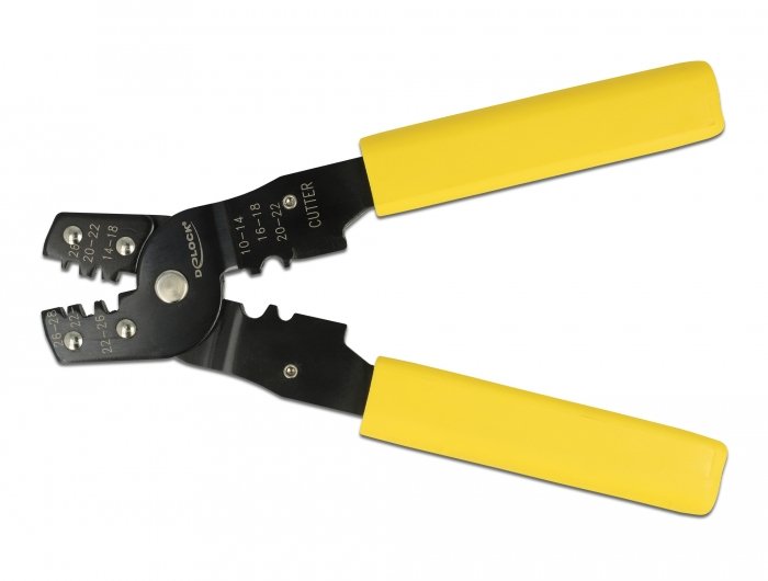 EAN 4043619905430 - DeLOCK 90543 crimpadora Herramienta para prensar Negro, Amarillo imagen 3