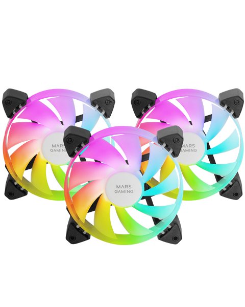 EAN 8435693106678 - Mars Gaming MF-3A Carcasa del ordenador Ventilador 12 cm 3 pieza(s) imagen 1
