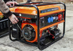 EAN 5905090330370 - Extralink EX.30370 motor-generador 5000 W 25 L Gas natural, Gas licuado del petróleo (LPG), Gasolina Negr imagen 4