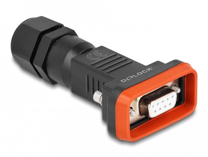 EAN 4043619878031 - DeLOCK 87803 conector D-Sub/9 soldering pin Negro, Naranja imagen 1