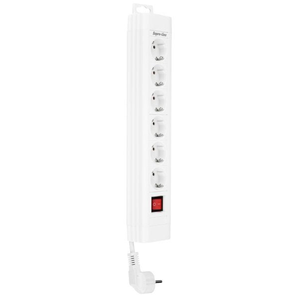 EAN 4006341608307 - REV 14612113 base múltiple 2,4 m 6 salidas AC Interior Blanco imagen 4
