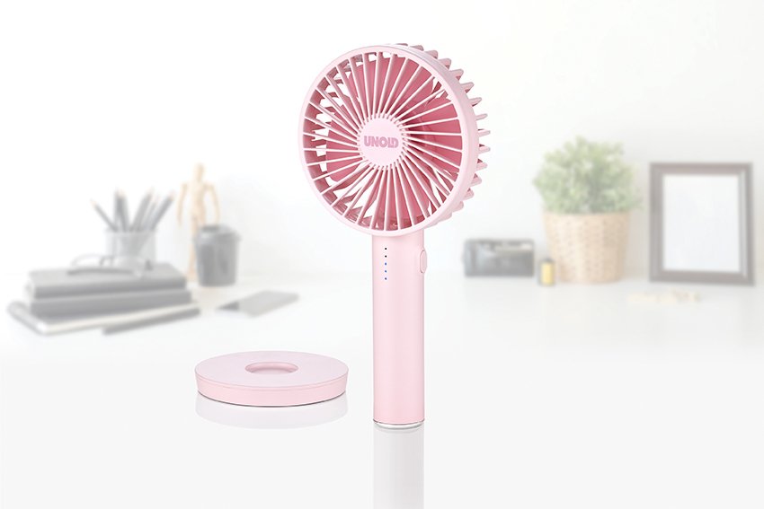 EAN 4011689866241 - Unold Breezy II Rosa 10 cm Ventilador de mano imagen 11