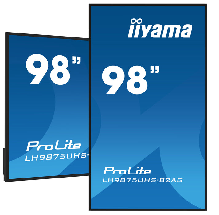 EAN 4948570124923 - iiyama LH9875UHS-B2AG pantalla de señalización Pantalla plana para señalización digital 2,48 m (97.5") LE imagen 1