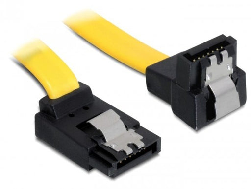 EAN 4043619828227 - DeLOCK 0.7m SATA M/M cable de SATA 0,7 m Amarillo imagen 1