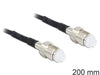 EAN 4043619885923 - DeLOCK 88592 cable coaxial RG-174 0,2 m FME Negro imagen 1