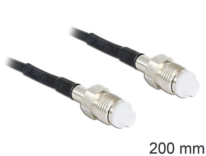 EAN 4043619885923 - DeLOCK 88592 cable coaxial RG-174 0,2 m FME Negro imagen 1