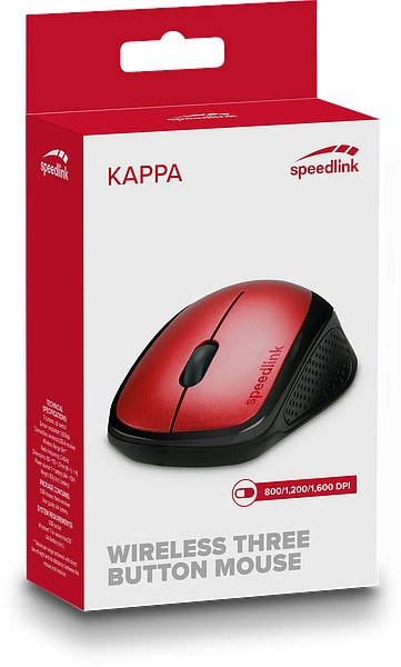 EAN 4027301181067 - SPEEDLINK Kappa ratón Oficina mano derecha RF inalámbrico Óptico 1600 DPI imagen 3