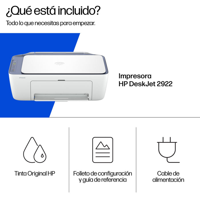 EAN 198828789792 - HP DeskJet 2922 Inyección de tinta térmica A4 4800 x 1200 DPI 7,5 ppm Wifi imagen 5