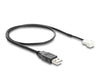 EAN 4043619912278 - DeLOCK 91227 cable de transmisión Negro 0,5 m USB A Molex (3-pin) imagen 2