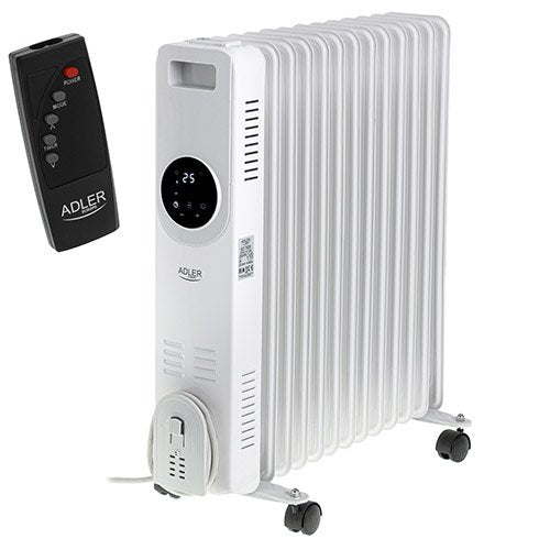 EAN 5905575903204 - Adler AD 7826 calefactor eléctrico Interior Blanco 2500 W Radiador de aceite eléctrico imagen 1