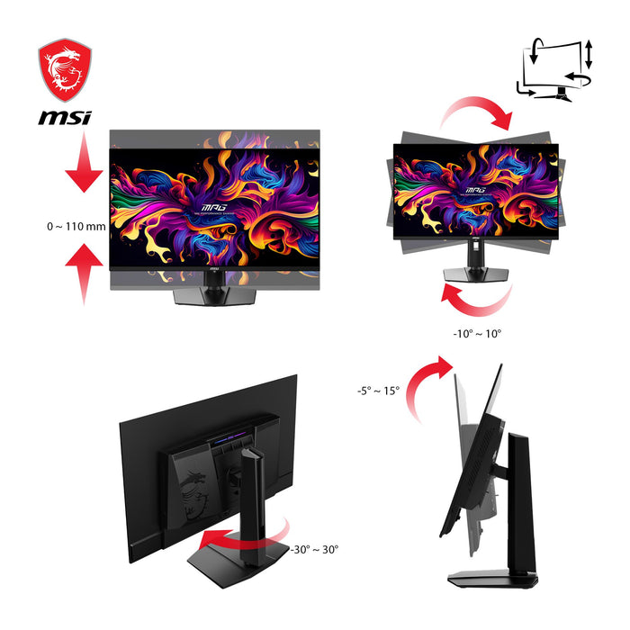 EAN 4711377159449 - MSI MPG 321URXDE QD-OLED pantalla para PC 80 cm (31.5") 3840 x 2160 Pixeles 4K Ultra HD Negro imagen 13