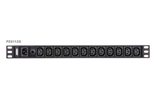 EAN 4719264647178 - ATEN PE0112G unidad de distribución de energía (PDU) 12 salidas AC 1U Negro imagen 2