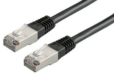 EAN 7611990155859 - ROLINE S/FTP, Cat.6, 0.5m cable de red Negro 0,5 m Cat6 SF/UTP (S-FTP) imagen 1
