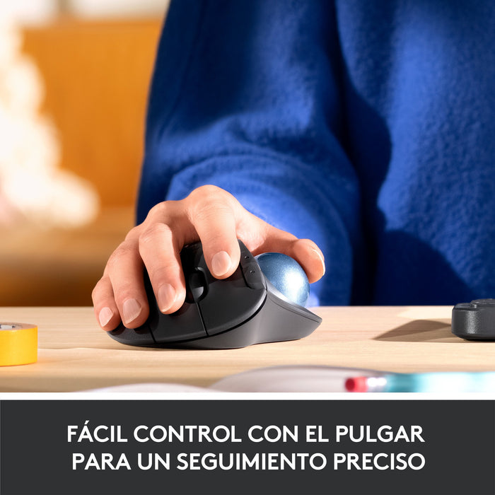 EAN 5099206092280 - Logitech 910-005870 ratón Oficina mano derecha RF Wireless + Bluetooth Trackball 2000 DPI imagen 14