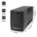 EAN 5901878537740 - Qoltec 53774 sistema de alimentación ininterrumpida (UPS) Línea interactiva 1 kVA 600 W 1 salidas AC imagen 11