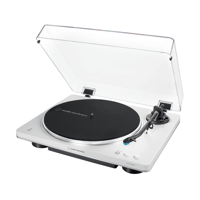 EAN 4961310162436 - Audio-Technica AT-LP70XBT Tocadiscos de tracción por correa Plata, Blanco Totalmente automático imagen 1