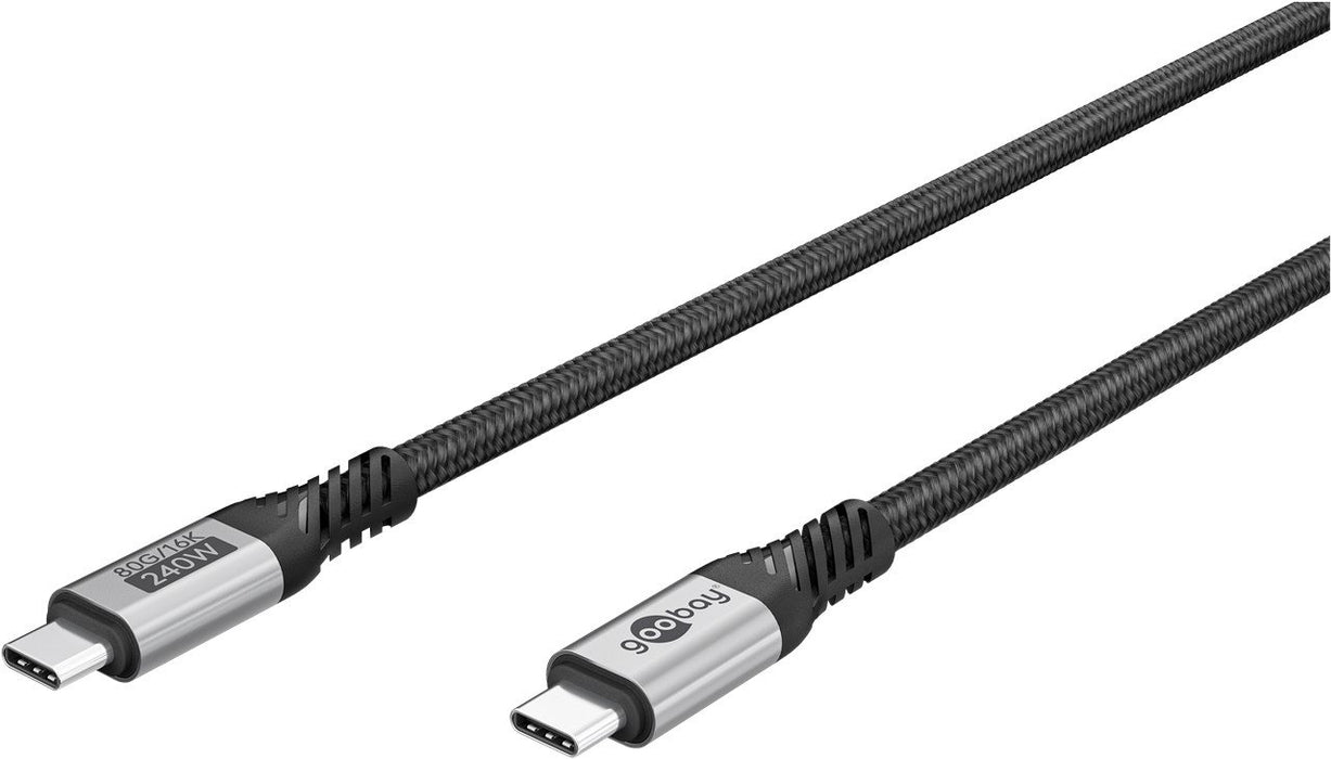 EAN 4040849747762 - Goobay 74776 cable USB 1,5 m USB C Negro, Plata imagen 4