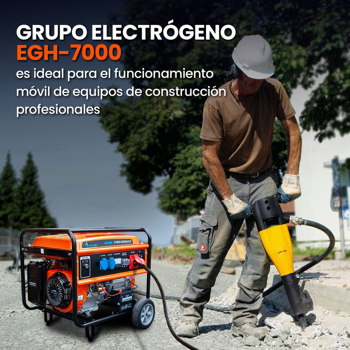 EAN 5905090330714 - Extralink EX.30714 motor-generador 7000 W 25 L Gasolina Negro, Naranja imagen 24