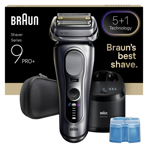 EAN 8700216555081 - Braun Series 9 Pro+ 9667CC afeitadora Máquina de afeitar de láminas Recortadora Plata imagen 1