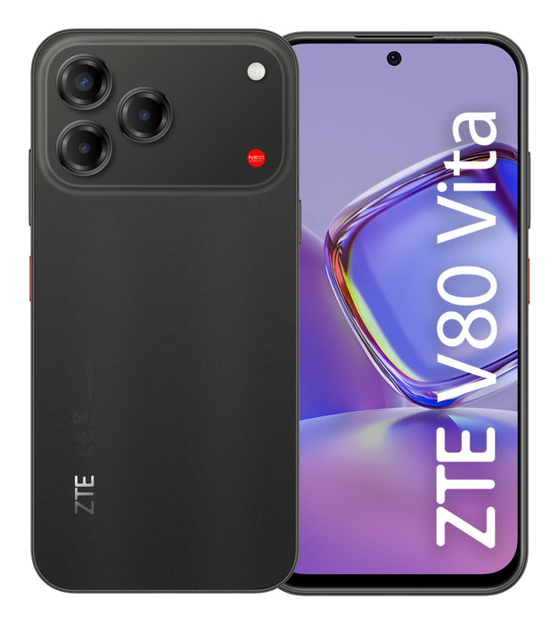 EAN 6902176164132 - ZTE V80VITA256BLK smartphones 17,1 cm (6.75") Ranura híbrida Dual SIM Android 16.0 4G USB Tipo C 4 GB 256 imagen 1