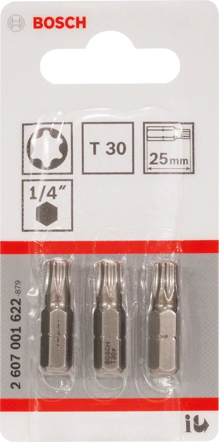 EAN 3165140301480 - Bosch 2 607 001 622 punta de destornillador 3 pieza(s) imagen 2