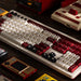 EAN 6922621506645 - 8Bitdo Retro 108 teclado Juego USB + RF Wireless + Bluetooth Borgoña, Blanco imagen 12
