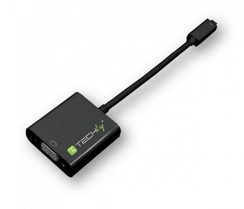 EAN 8057685302938 - Techly IDATA HDMI-VGA5 adaptador de cable de vídeo VGA (D-Sub) HDMI tipo D (Micro) Negro imagen 1