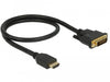 EAN 4043619856510 - DeLOCK 85651 adaptador de cable de vídeo 0,5 m HDMI tipo A (Estándar) DVI Negro imagen 2