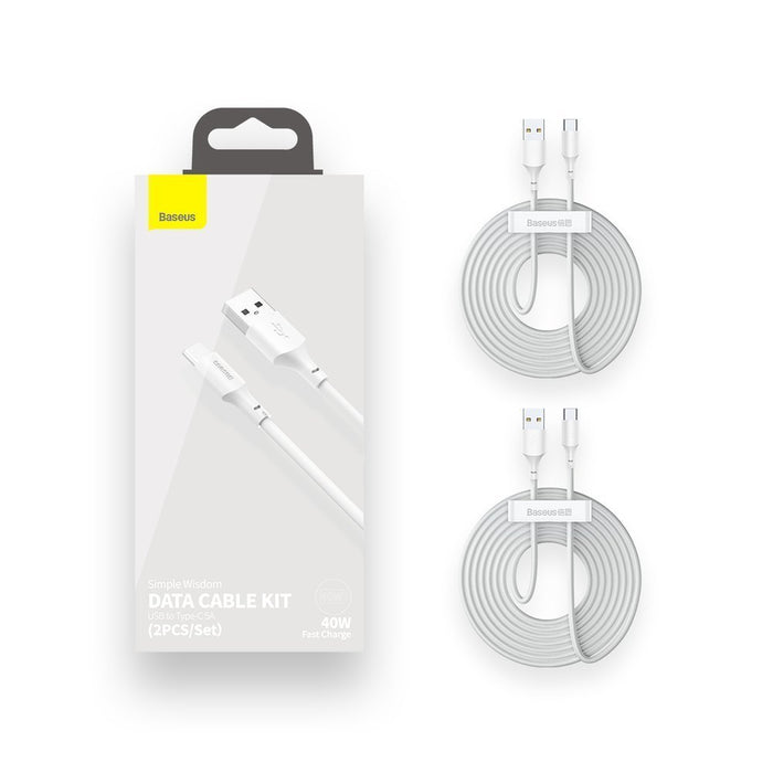 EAN 6953156230309 - Baseus TZCATZJ-02 cable USB 1,5 m USB A USB C Blanco imagen 1