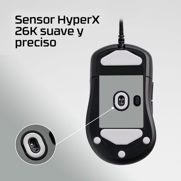 EAN 0198415001641 - HyperX Pulsefire Saga Wired Gaming Mouse ratón Juego Ambidextro USB tipo A Óptico 3200 DPI imagen 10
